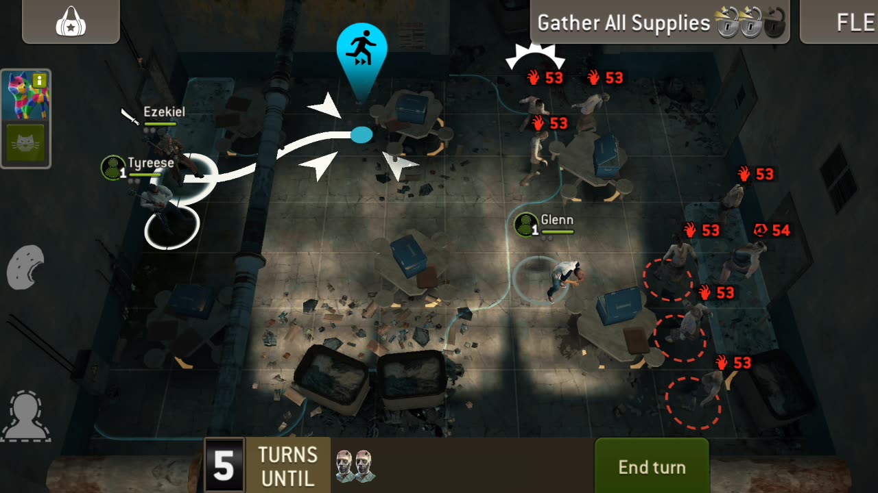 The Walking Dead No Man's Land Chow Hall Round 60