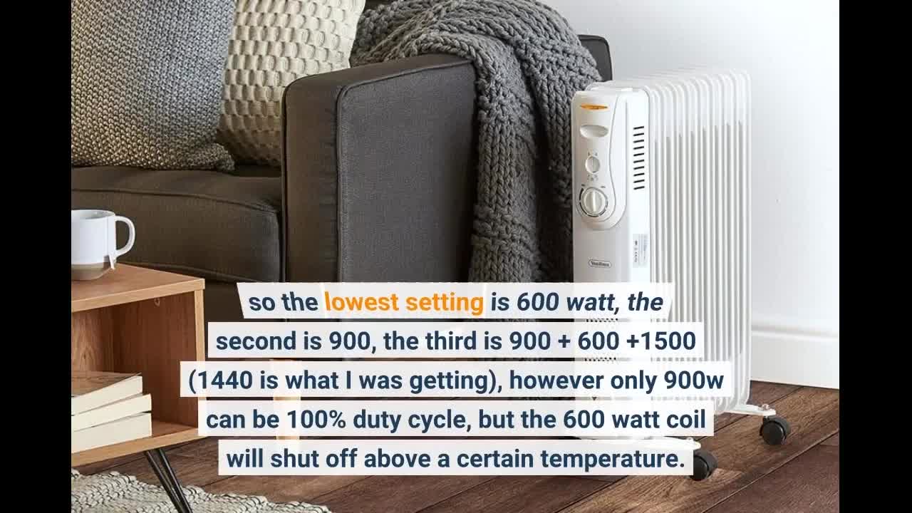 Amazon Basics Portable Radiator #heater with 7 Wavy-Overview