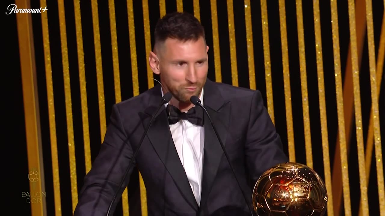 Lionel Messi wins Ballon D'or 2023