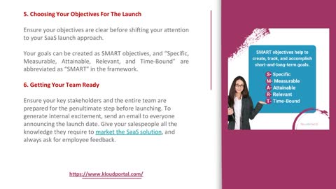 SaaS Product Marketing Roadmap - 7 Key Points