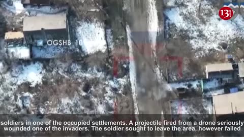 "The result of walking in a foreign land" - Drone "hunts" Russians who go for a walk