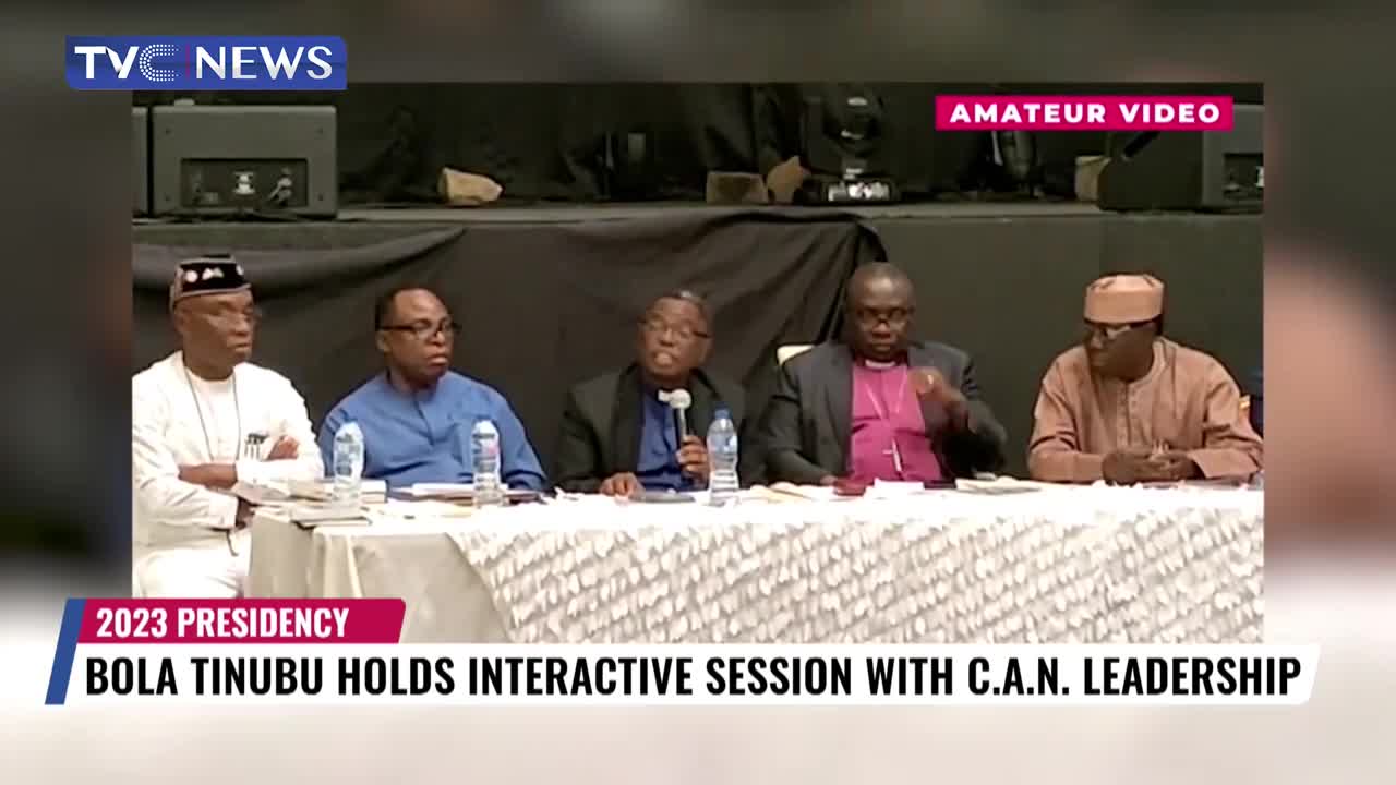 Bola Tinubu Holds Interactive Session With CAN Leadership