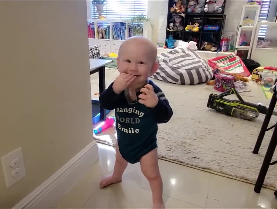 14 month old walking!