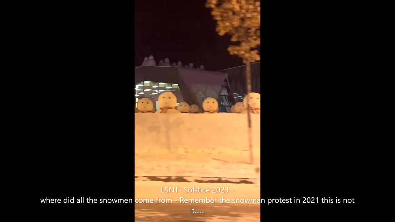 Who built all the snowmen? There are 100s of them all Perfectly Made?