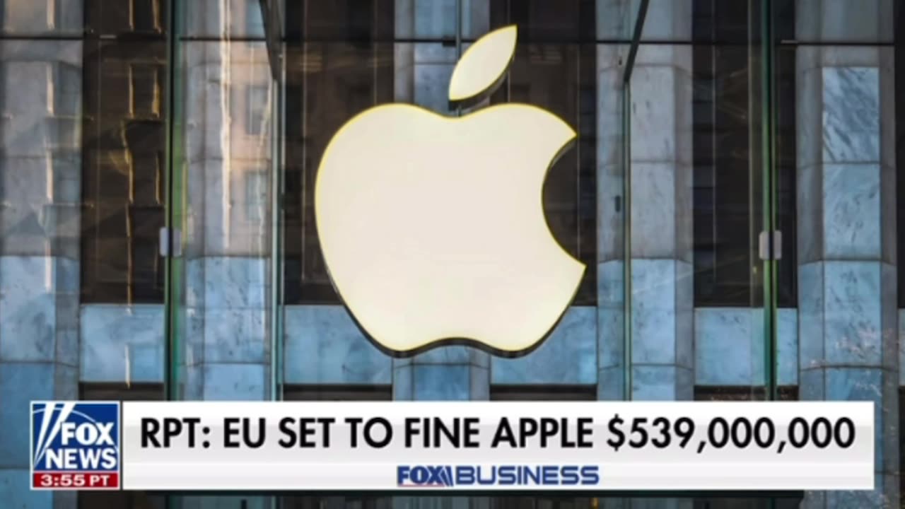 EU set to fine Apple $539,000,000