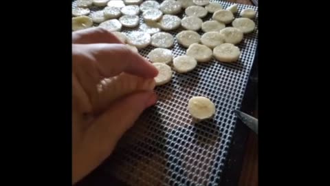 Making my own banana chips...sugarless!