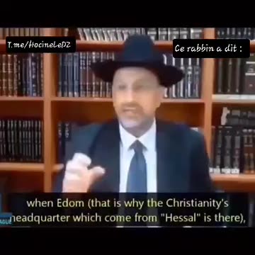 Le messie ne viendra qu'une fois que l'Europe et le christianisme seront détruits, selon ce rabbin