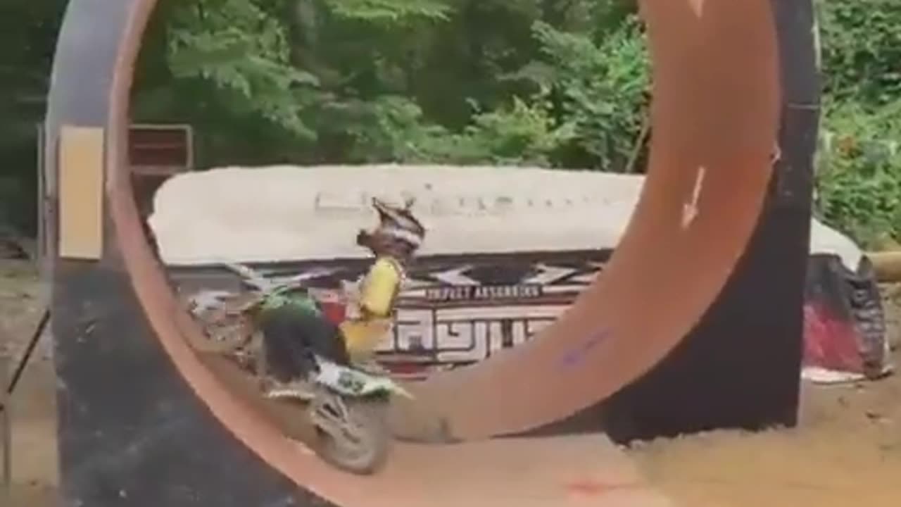 Devastating Fails - Motorcycle Loop Ends Rough