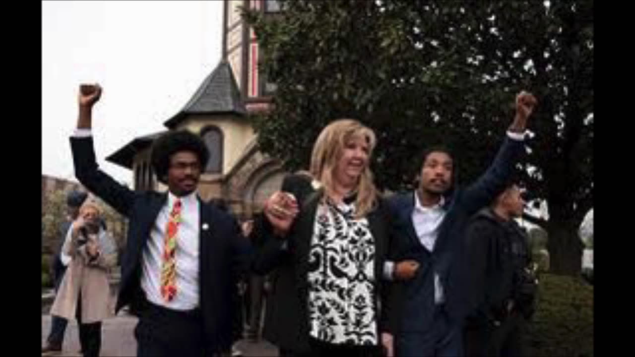 Tennessee Rep. Justin J. Pearson praying at Church on the River in Memphis, Tennessee