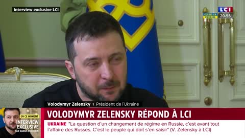 Q08/29 Zelensky interviewed by Rochebin 16/12/2022