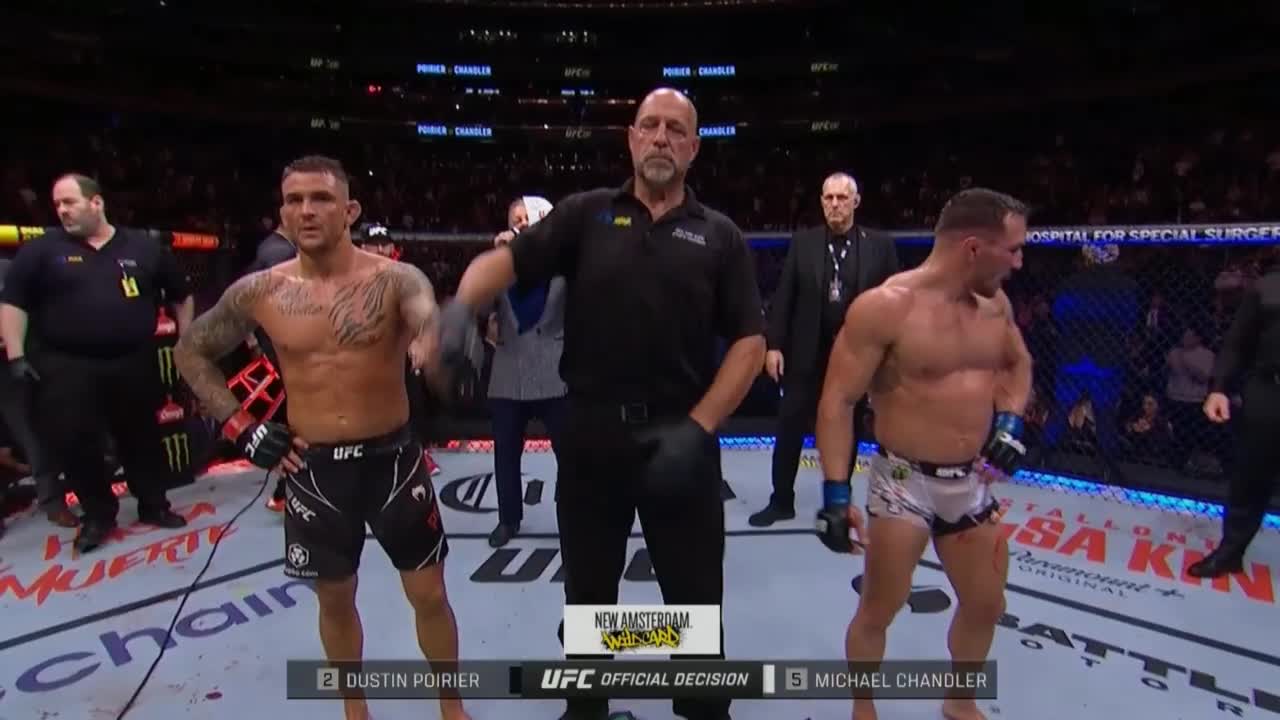 DUSTIN POIRIER VS MICHAEL CHANDLER