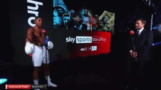 Anthony Joshua Wants To Fight Tyon Fury"Next