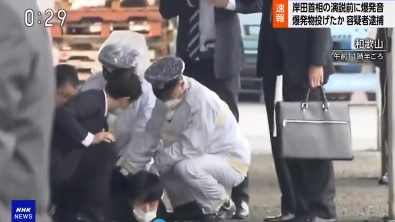 Explosive Thrown at Japanese Prime Minister During Campaign Event, Suspect in Custody