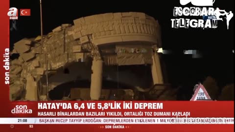 Another strong earthquake of magnitude 6,2,6,4 has just shaken southeast Turkey.