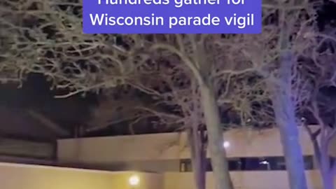 Hundreds gather forWisconsin parade vigil