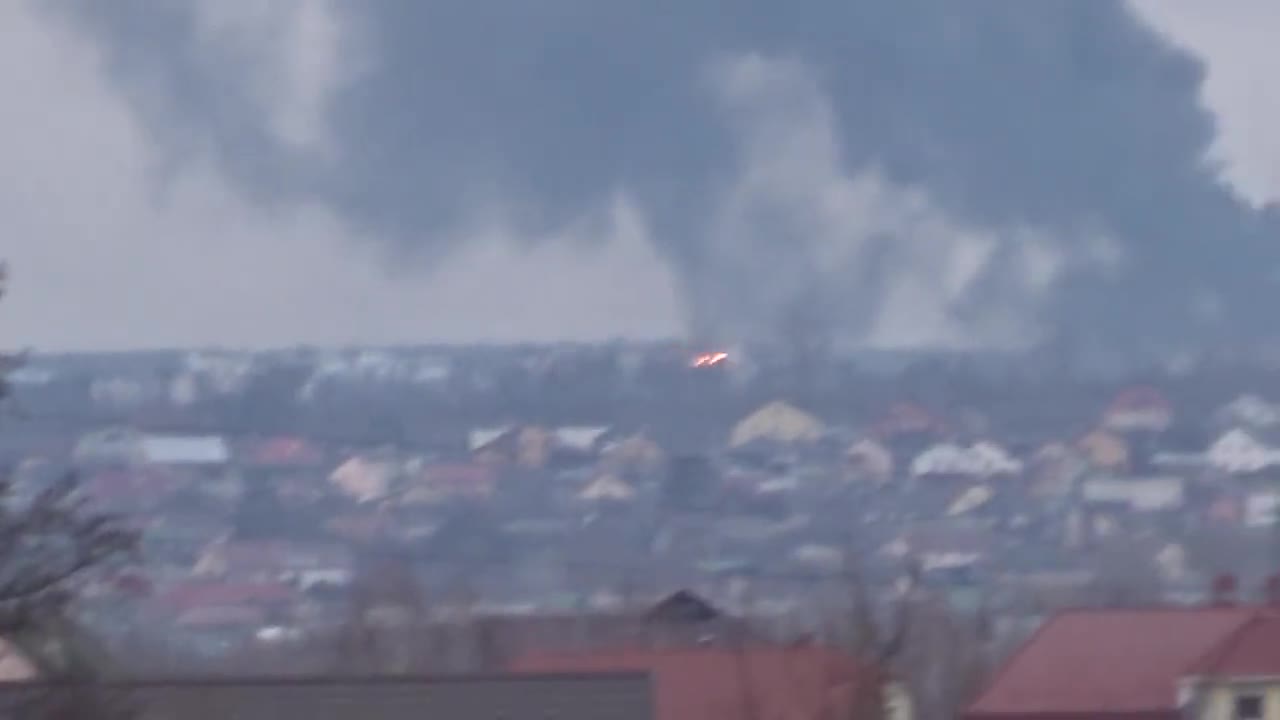 Russian helicopters attack airport in Hostomel near Ukraine's capital Kyiv'