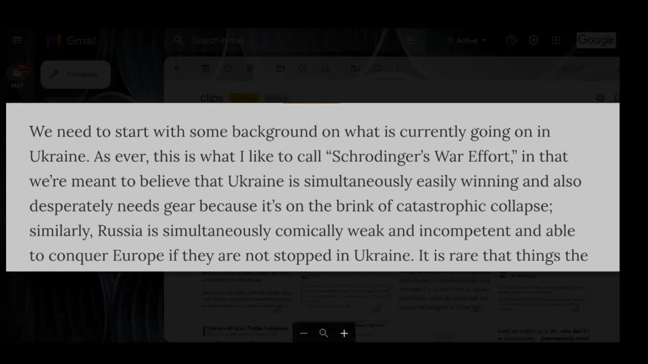 War Lies - Ukraine Is Winning, But Needs More Weapons - Russia Is Weak, But Will Take Over Europe