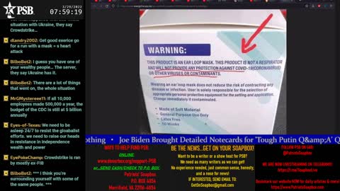 2022-03-29 07:00 EDT - Patriots Soapbox AM: with LadyRWB , MykelJaye & DD