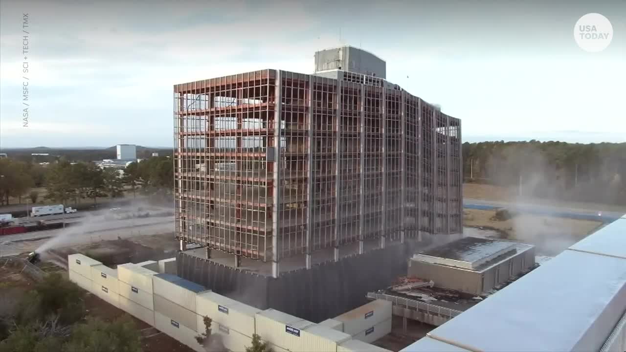 NASA demolishes administration headquarters in Huntsville, Alabama | USA TODAY