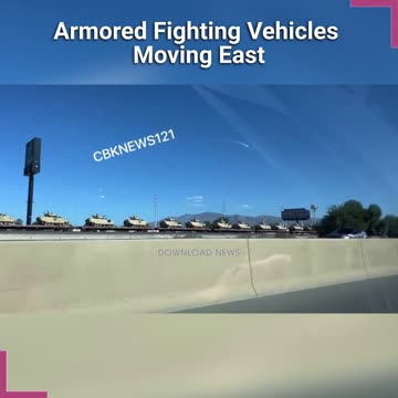 US Armored Fighting Vehicles Going East