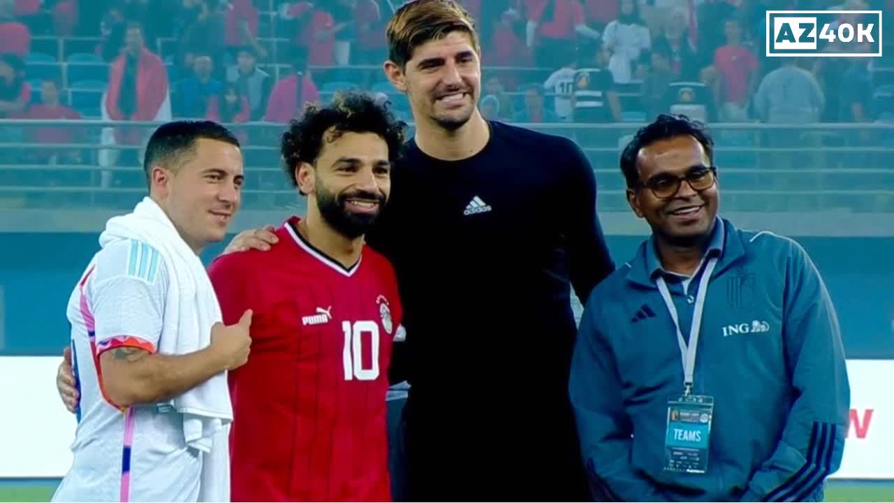 Mohamed Salah & Eden Hazard Bromance During Belgium vs Egypt
