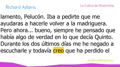 Richard Adams - La Colina de Watership 1/4