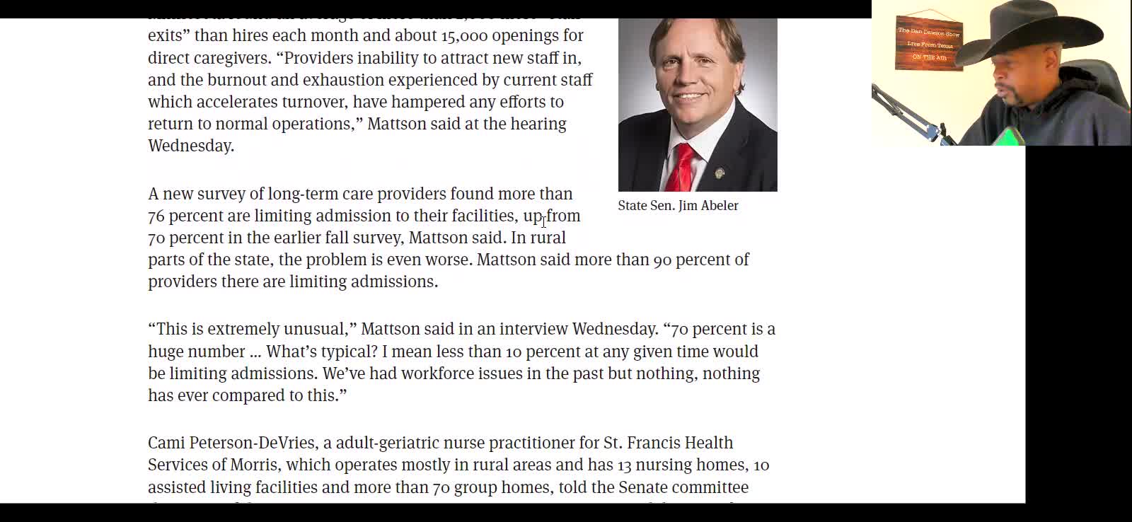 Lefties lie about unvaccinated causing hospital backlog.