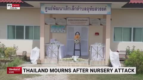 Devastated families mourn victims of pre-school attack in Thailand