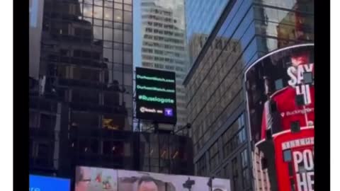 Kash Patel having some fun in Times Square