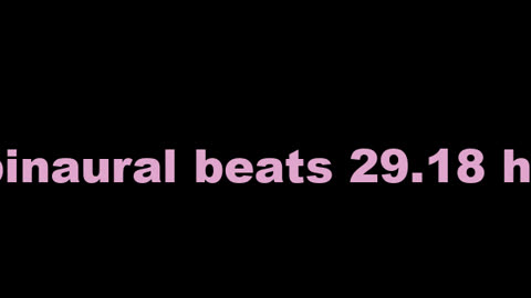 binaural beats 29.18 hz