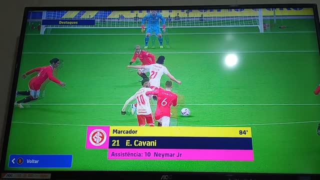 Cavani has a powerful kick, Efootball2023