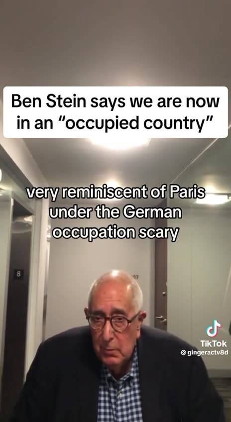 Ben Stein Says We Are Now in an "Occupied Country"