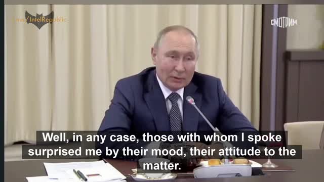 Putin - I have every reason to believe Russian soldiers are heroes
