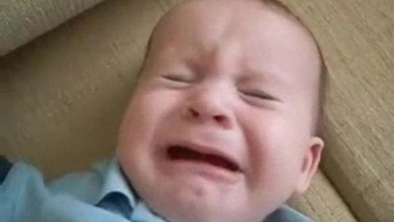 Funny baby cry