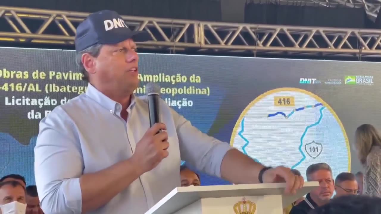 TARCÍSIO SEGUE FIRME NAS OBRAS