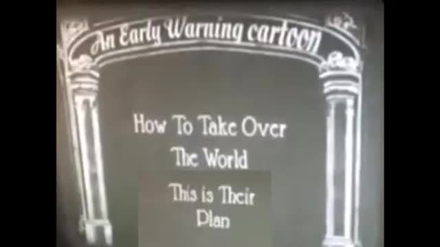 Decades old cartoon How To Take Over The World.