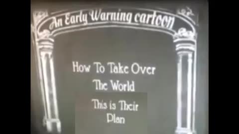 Decades old cartoon How To Take Over The World.