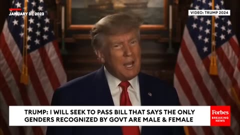 TRUMPS 2024 speech on gender bill