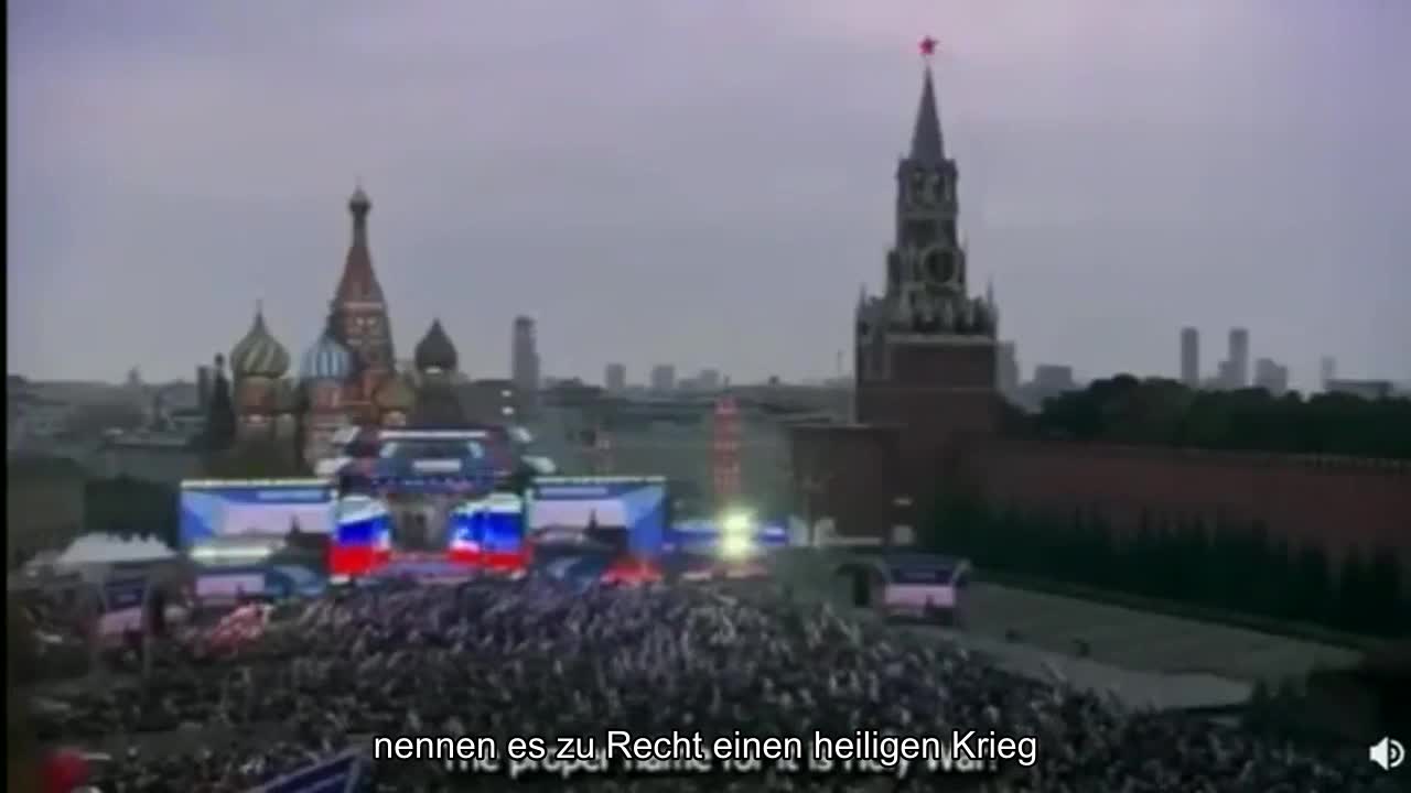 Die Radiowelle bei Putins Konzert wurde Stück für Stück Match mit dem Original überlagert. Tsya, d