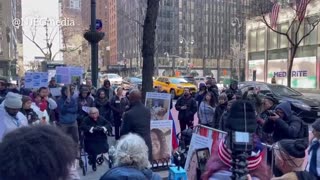 Medical freedom protest, Outside Pfizer head office