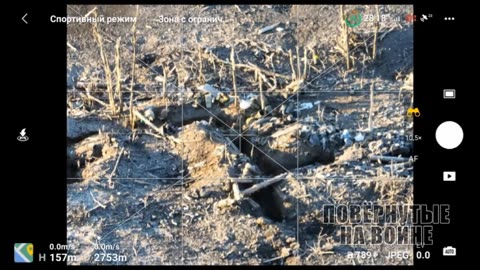 Drones attack over Ukrainian trenches