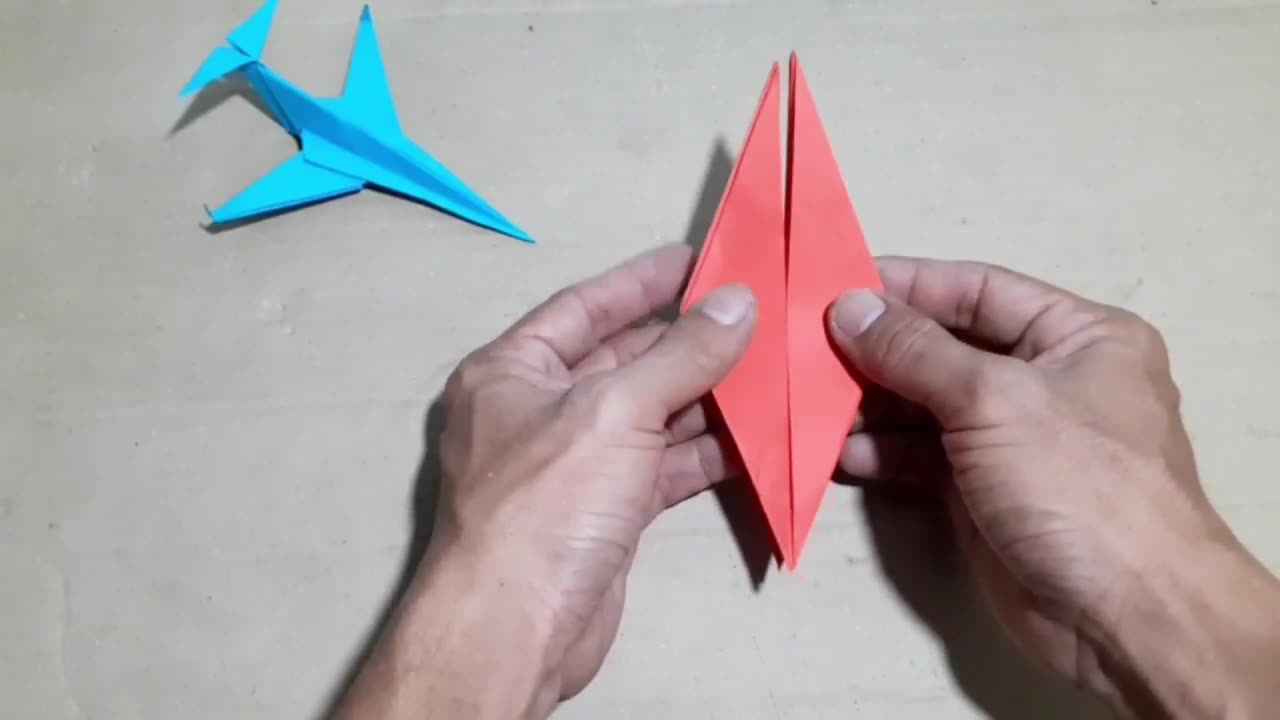 PESAWAT KERTAS CARA MEMBUAT PESAWAT MAINAN DARI KERTAS ORIGAMI AIRPLAN