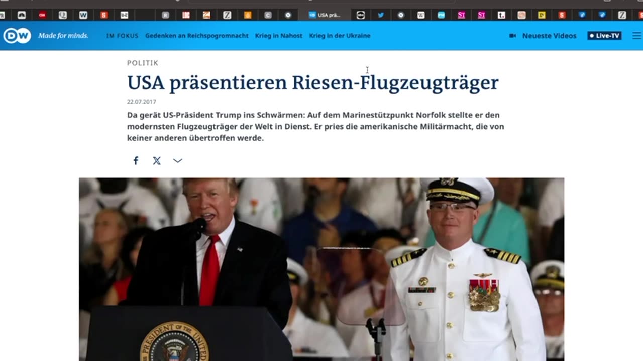 🎥 Teuflischer Plan: Versenkt Biden nächste Woche einen Flugzeugträger