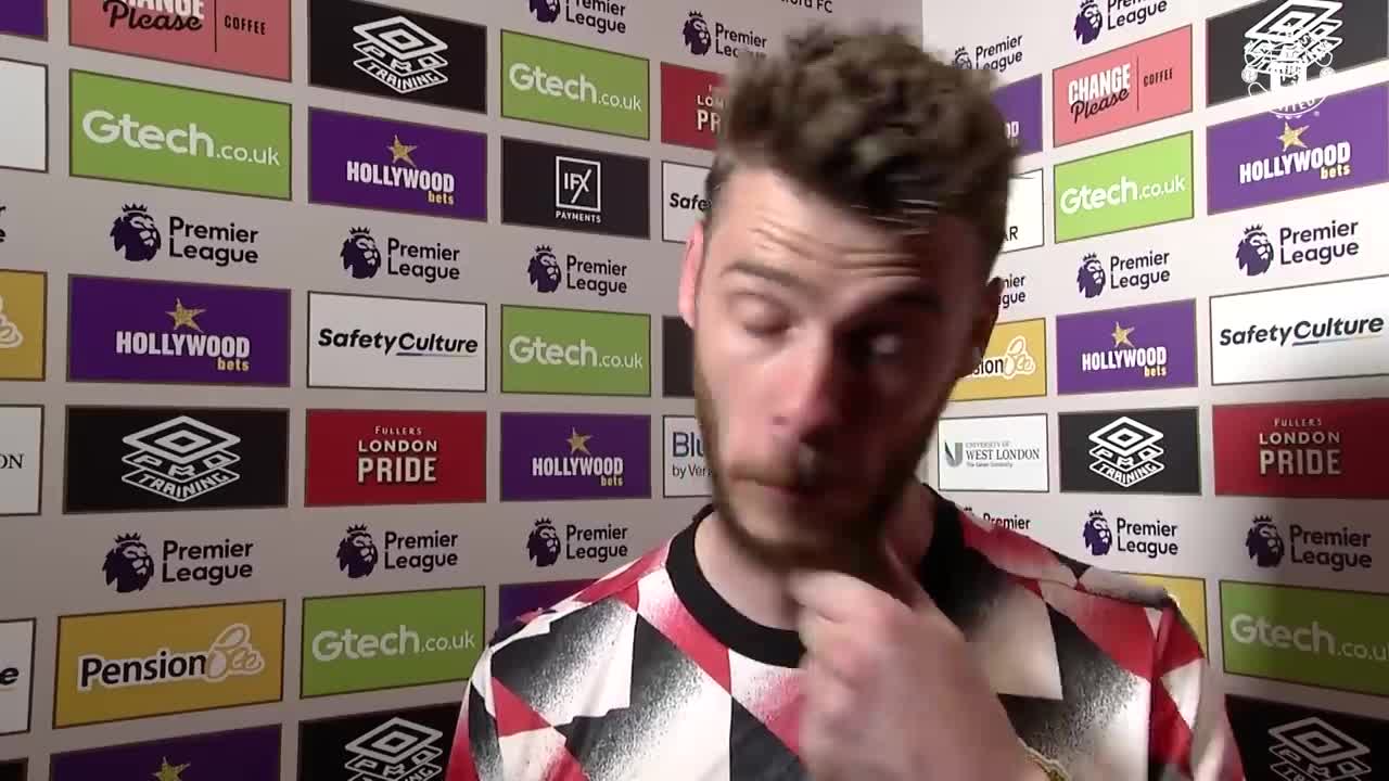 De Gea & Ten Hag's Post-Match Reaction | Brentford v Man Utd