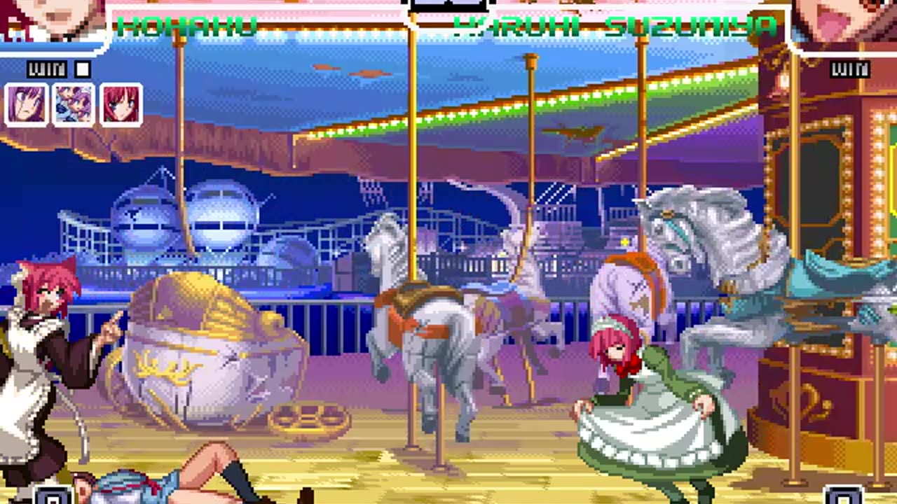 Hisui, Kohaku, Mech Hisui, and the fleet (Me) vs Haruhi