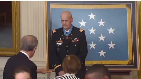 Joe Biden walks out in the middle of a Medal of Honor ceremony today