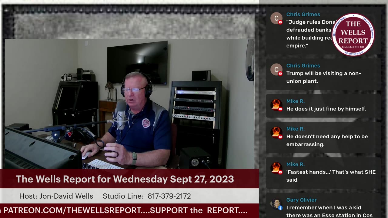 The Wells Report for Wednesday, September 27, 2023
