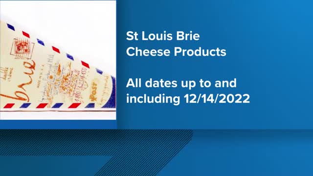 The Company "Swiss American" Is Recalling Its "St. Louis Brie" Cheese Products.