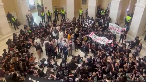 Cannon House Office building, which has been taken over by Far Leftists - Insurrection Anyone?