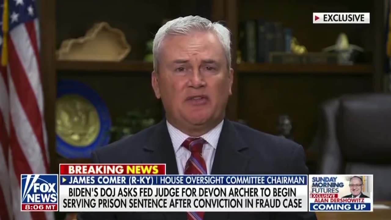 James Comer Responds to DoJ Call to Arrest Devon Archer